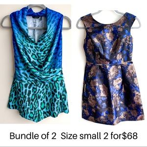 Bundle of 2 items size S guess donna ricco dress